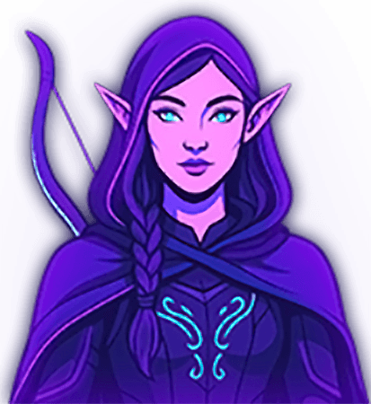 Aeris Thornwind, an elven ranger persona