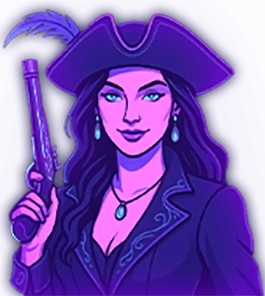 Pirate captain persona illustration